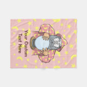 Couverture Polaire Wizard with your face (Devant (Horizontal))