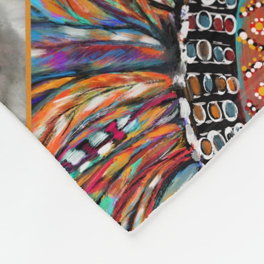 Couverture Polaire Wolf Art (Coin)