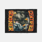 Couverture Polaire Wolf Certified Gooner Funny Bootleg Meme Dad Papa  (Devant (Horizontal))