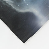 Couverture Polaire Wolf hurle sur la lune (Coin)