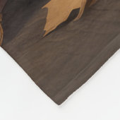 Couverture Polaire Wolfhound Chiot Automne Citrouille de plaisir (Coin)