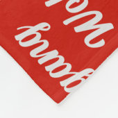 Couverture Polaire Wolfhound Dog with Name Patterned Christmas (Coin)