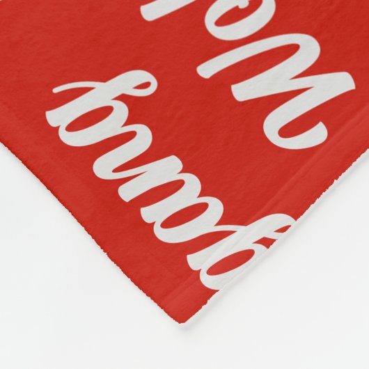 Couverture Polaire Wolfhound Dog with Name Patterned Christmas (Coin)