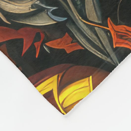 Couverture Polaire Wolfhound Halloween Éffrayant (Coin)