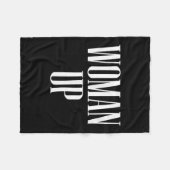 Couverture Polaire Woman Up - Female Emwerment &amp; Motivation  (Devant (Horizontal))