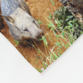 Couverture Polaire Wombat photo collage (Coin)