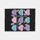 Couverture Polaire Women Obstetrics Valentine's Day Nurse Ob Gyn Obst (Devant (Horizontal))