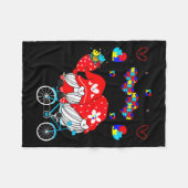 Couverture Polaire Womens Accept Understand Love Autism Awareness Gno (Devant (Horizontal))