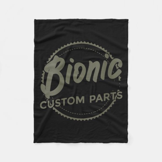 Couverture Polaire Womens Bionic Knee Club Parts Funny Knee Replaceme (Devant)