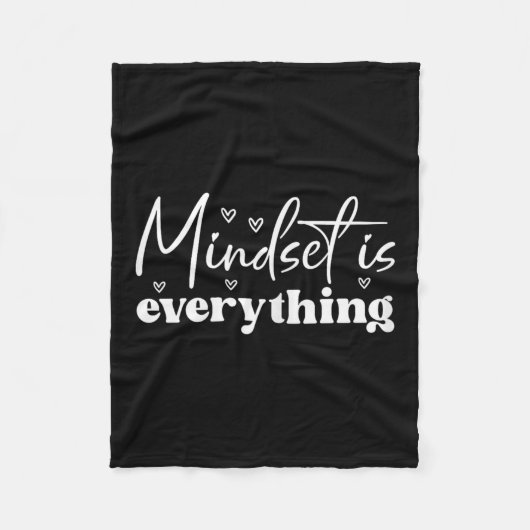 Couverture Polaire Womens Everything Is Mindset Insrational Mind Moti (Devant)