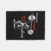 Couverture Polaire Womens Excuses Don't Burn Calories I Motivational  (Devant (Horizontal))