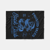 Couverture Polaire Womens Funny Christmas Snowman Frosted Tales Book  (Devant (Horizontal))