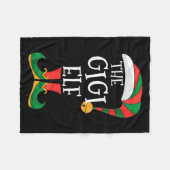 Couverture Polaire Womens Gigi Elf Xmas Matching Pajamas Group Christ (Devant (Horizontal))