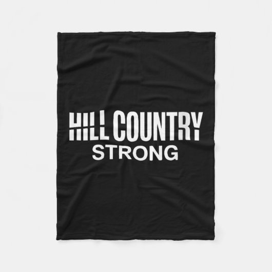 Couverture Polaire Womens Hill Country Strong Texas Pride Citation V- (Devant)