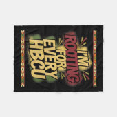 Couverture Polaire Womens I'm Rooting For Every Hbcu - Rooting Suprt  (Devant (Horizontal))