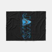 Couverture Polaire Womens Jaws 2025 Clic Shark Movie Icon Design V-ne (Devant (Horizontal))