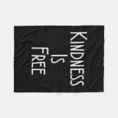 Couverture Polaire Womens Kindness Is Shirt Motivation Insration V-ne (Devant (Horizontal))