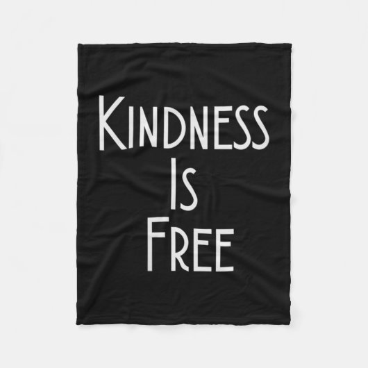 Couverture Polaire Womens Kindness Is Shirt Motivation Insration V-ne (Devant)