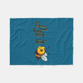 Couverture Polaire Womens Let It Bee Motivational Slogan Sitive Quote (Devant (Horizontal))