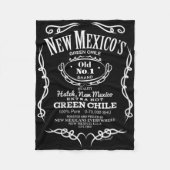 Couverture Polaire Womens New Mexico's Old No. 1 Hatch Green Chile No (Devant)
