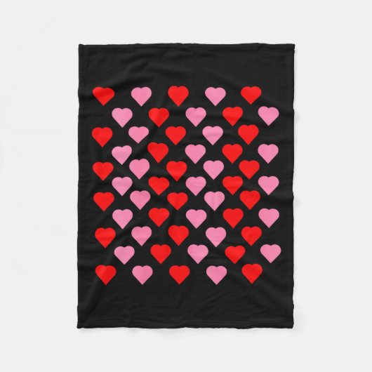 Couverture Polaire Women's Nk And Red Hearts Lovers Funny Valentine’s (Devant)