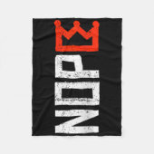 Couverture Polaire Womens No Kings Protest Sign Vertical Nope V-neck (Devant)