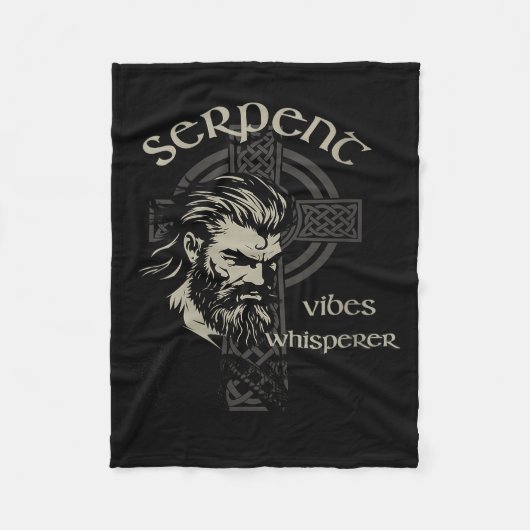 Couverture Polaire Womens Serpent Vibes Whisperer Nordic Mystic Beard (Devant)