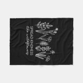 Couverture Polaire Womens Spread Kindness Like Wildflowers Insrationa (Devant (Horizontal))
