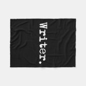 Couverture Polaire Womens Writer Funny Writing Book Au Novelist Gift  (Devant (Horizontal))