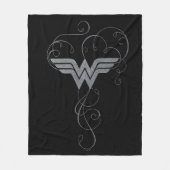 Couverture Polaire Wonder Woman | logo Beauty Bliss (Devant)