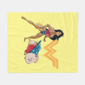 Couverture Polaire Wonder Woman & PB (Devant (Horizontal))