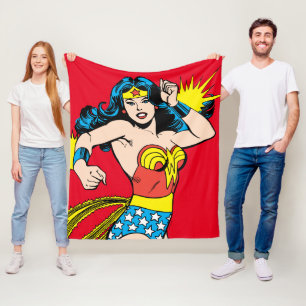 Couverture Polaire Wonder Woman Twist avec des menottes brillantes