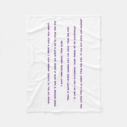 Couverture Polaire Wonderland Inspiration Blanket (Devant)