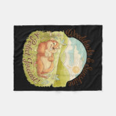 Couverture Polaire Woodchucks &amp; Sunshine Funny Groundhog Day Vint (Devant (Horizontal))