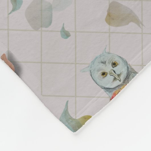 Couverture Polaire Woodland thème bébé (Coin)