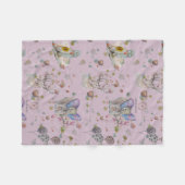 Couverture Polaire Woodland thème bébé (Devant (Horizontal))