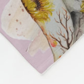 Couverture Polaire Woodland thème bébé (Coin)
