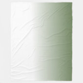 Couverture Polaire Wool ombre green blanket, Green gradient throw (Devant)