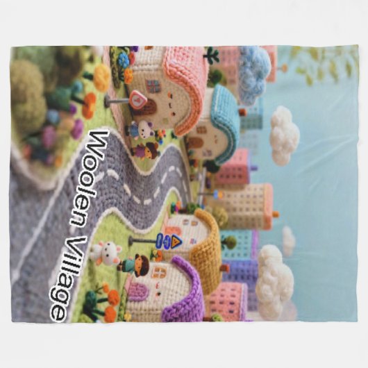 Couverture Polaire Woolen Village  (Devant (Horizontal))