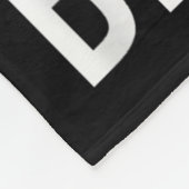 Couverture Polaire Work Hard And Be Nice - Motivational Quote  (Coin)