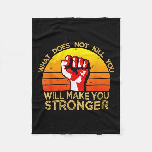 Couverture Polaire Workout Insration Motivational Saying Men Women  (Devant)