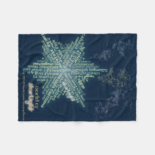 Couverture Polaire World of Starlight Fleece Blanket (Devant (Horizontal))