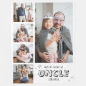 Couverture Polaire Worlds Greatest Uncle Trendy Photo Strip (Devant)
