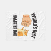 Couverture Polaire World's Hamster Dad Costume For Animal Lovers Hams (Devant (Horizontal))