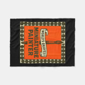 Couverture Polaire World's Okayest Miniature Painter Funny Mini Paint (Devant (Horizontal))