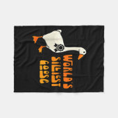 Couverture Polaire World's Silliest Goose Funny Goose Lovers  (Devant (Horizontal))