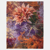 Couverture Polaire Woven flower jacquard blanket (Devant)