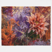 Couverture Polaire Woven flower jacquard blanket (Devant (Horizontal))