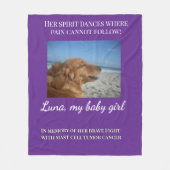 Couverture Polaire Wrapped in Her Gentle Light (Devant)