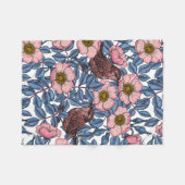 Couverture Polaire Wrens en rose (Devant (Horizontal))
